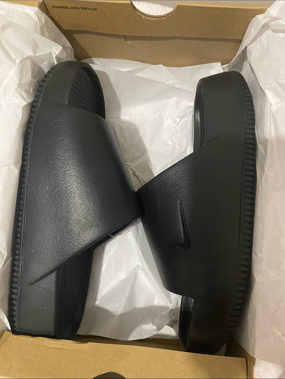 Nike Calm Slides Black Size Men’s 9 / Women’s 10 – New in Box
